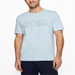 Camiseta masculina Hugo Boss Regular Fit Azul Tamanho X-G