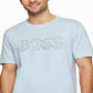 Camiseta masculina Hugo Boss Regular Fit Azul Tamanho X-G