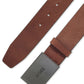 Cinto de couro masculino Hugo Boss Icon marrom tamanho 34