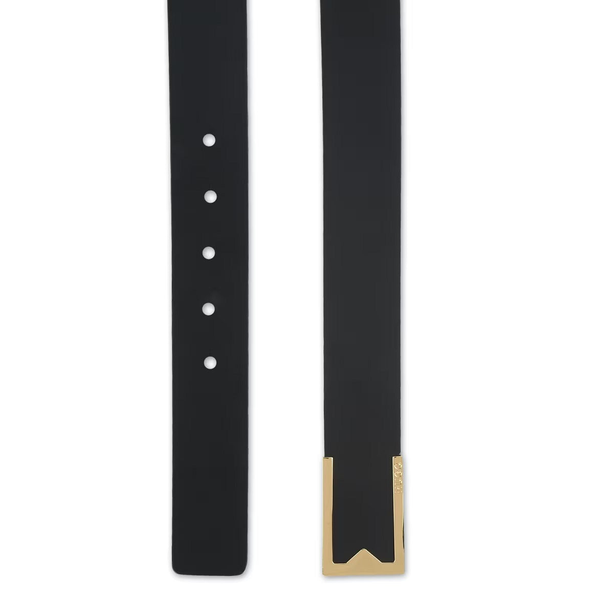 Cinto social masculino Hugo Boss com fivela de couro italiano, preto, tamanho 36