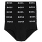 Pacote com 5 Cuecas Masculinas Hugo Boss em Algodão Autêntico, Pretas, Tamanho Pequeno