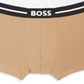 Pacote de 3 cuecas boxer masculinas BOSS Bold Stretch Cotton, tamanhos variados P