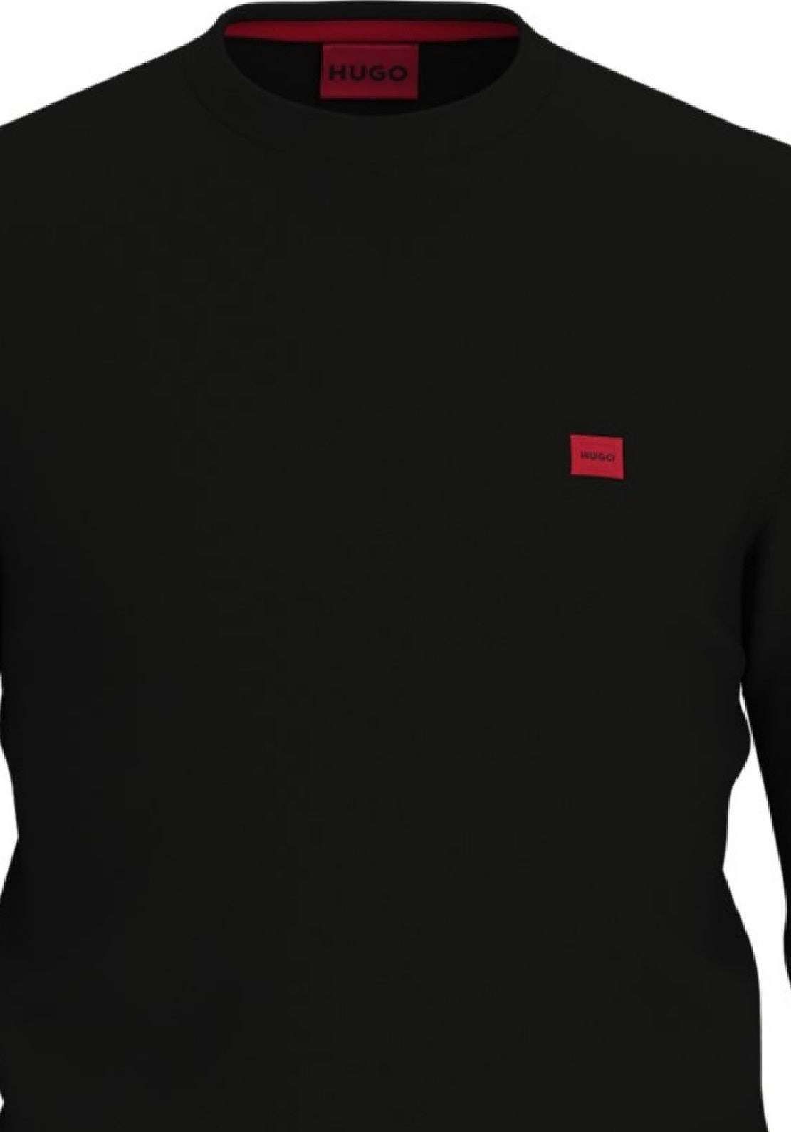 Suéter Hugo Boss San Cassius Logo Masculino Preto Tamanho Médio