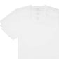 Pacote com 5 camisetas Hugo Boss masculinas autênticas com gola redonda, tamanho pequeno, brancas