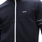 Moletom masculino Hugo Boss Skaz Zip Azul Tamanho XXX-G