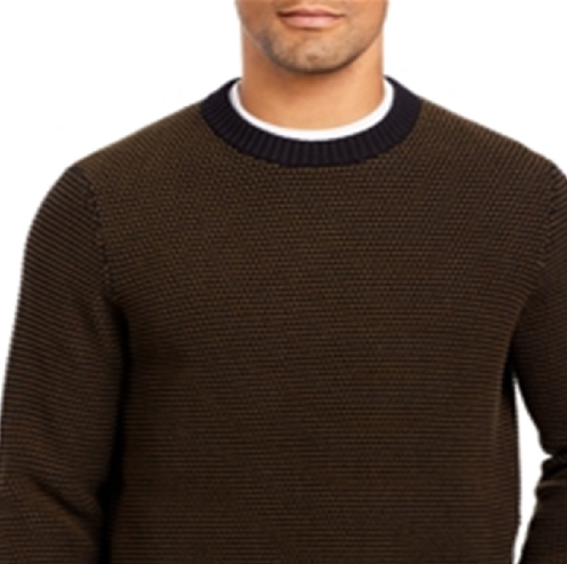 Suéter Hugo Boss Masculino Gola Redonda Preto Tamanho Médio
