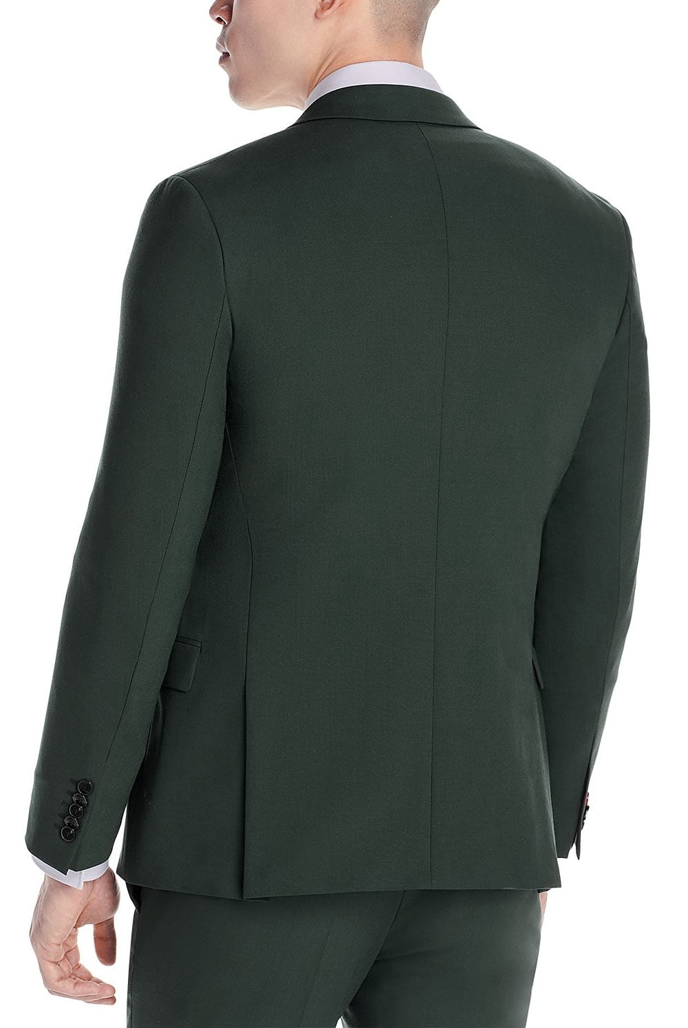 Terno masculino Hugo Boss Modern Fit Super Flex Wool Blend, verde, tamanho 36