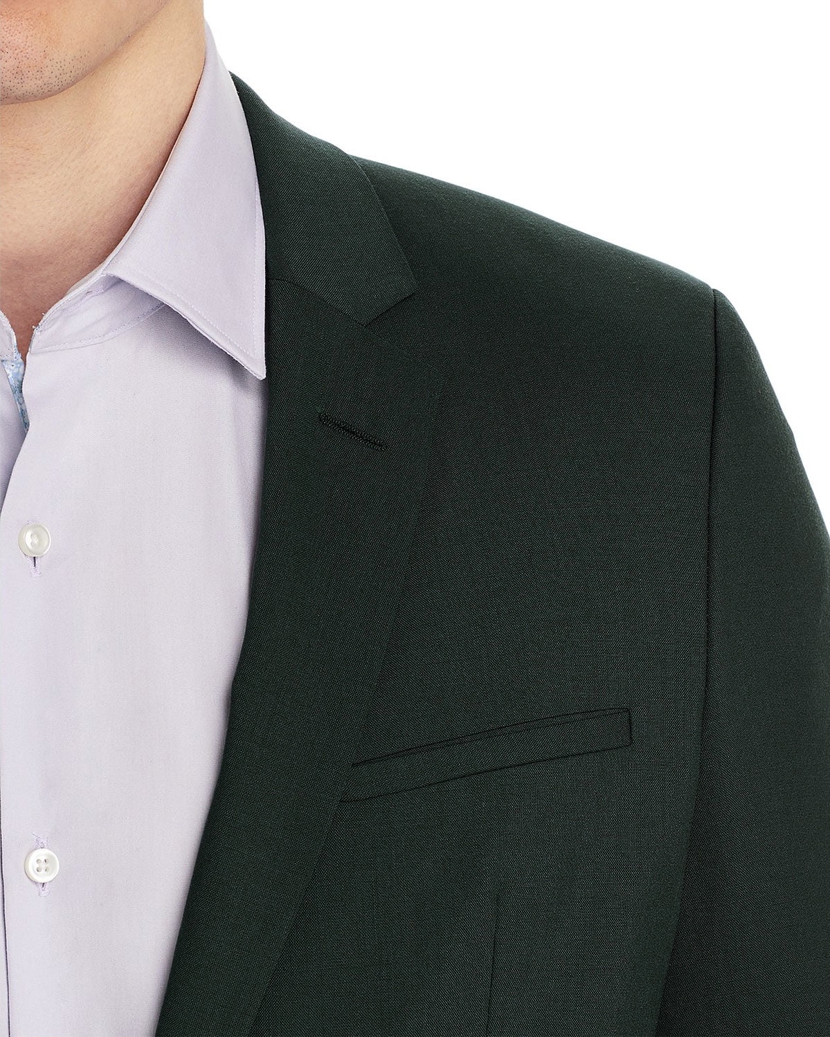 Terno masculino Hugo Boss Modern Fit Super Flex Wool Blend, verde, tamanho 36