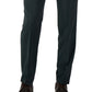 Calça de terno masculina Hugo Boss Modern Fit Super Flex, verde, tamanho 36