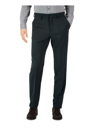 Hugo Boss Men's Modern Fit Super Flex Suit Pants Green Size 4