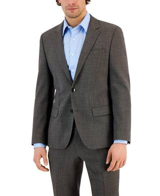 Jaqueta masculina Hugo Boss Slim Fit cinza tamanho 42