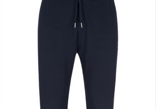 Calça de moletom BOSS French Terry azul escuro, tamanho grande