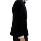 Jaqueta masculina Hugo Boss Slim Fit Tuxedo de veludo de algodão puro, preta, tamanho 44