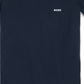 Pacote com 3 camisetas clássicas de algodão masculinas Hugo Boss, azul-marinho, tamanho G
