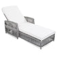 Go Outdoor Long Reclining Chaise with Cushions