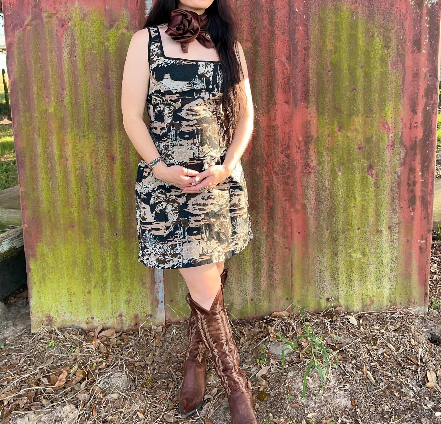 2Flyco - Painted Desert Sleeveless Mini Dress