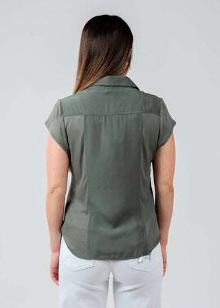 Lola & Sophie - Women's Hybrid Cap Sleeve Shirt