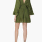 America & Beyond - Women's Mer's Olive Sparkle Mini Dress