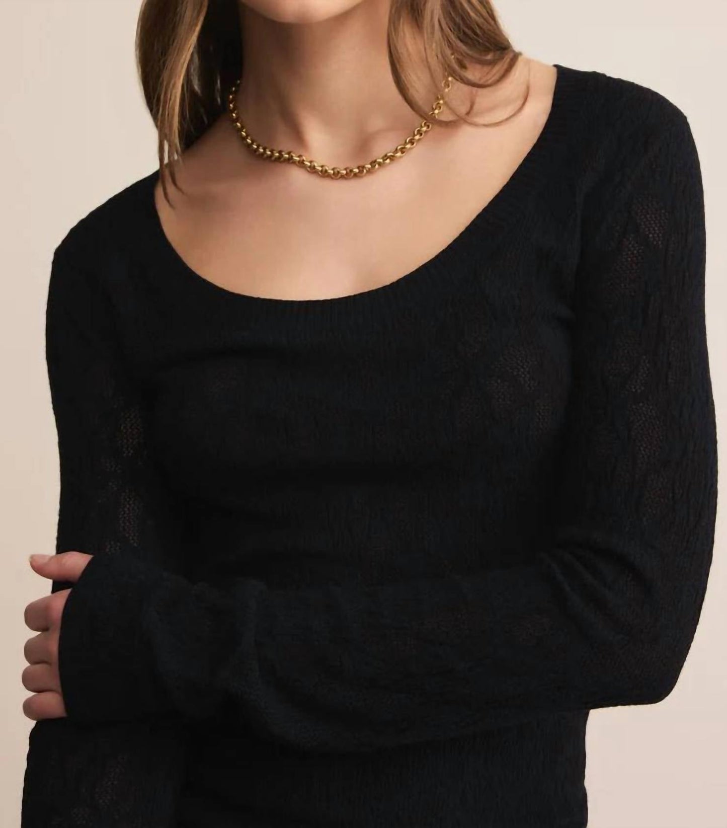 Z Supply - Tibi Scoop Mesh Top