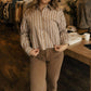 Able - Crop Striped Shirt