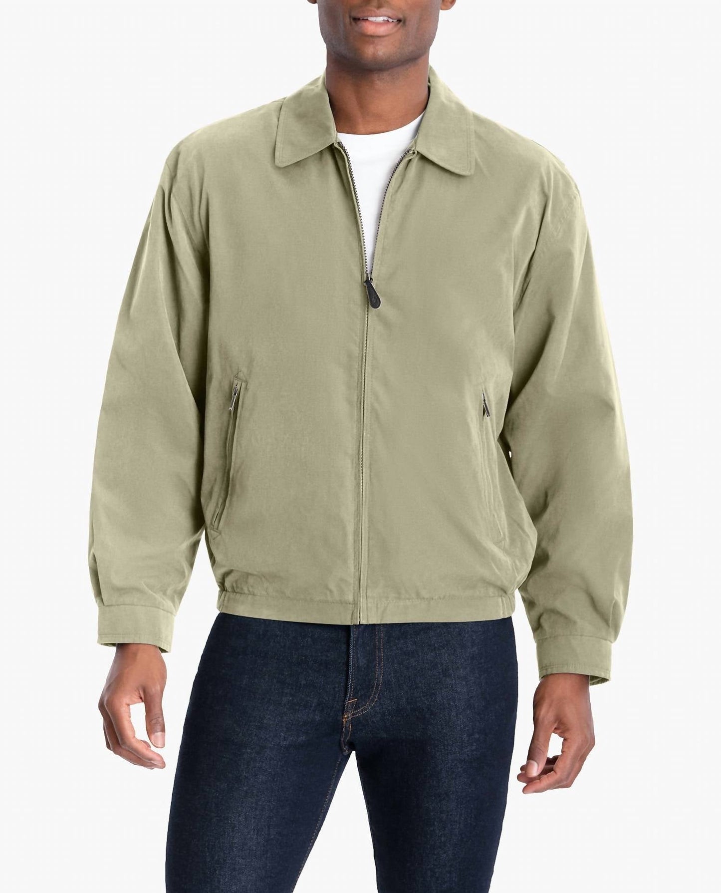 London Fog - London Fog Tall Men's Auburn Light Weight Zip Front Golf Jacket