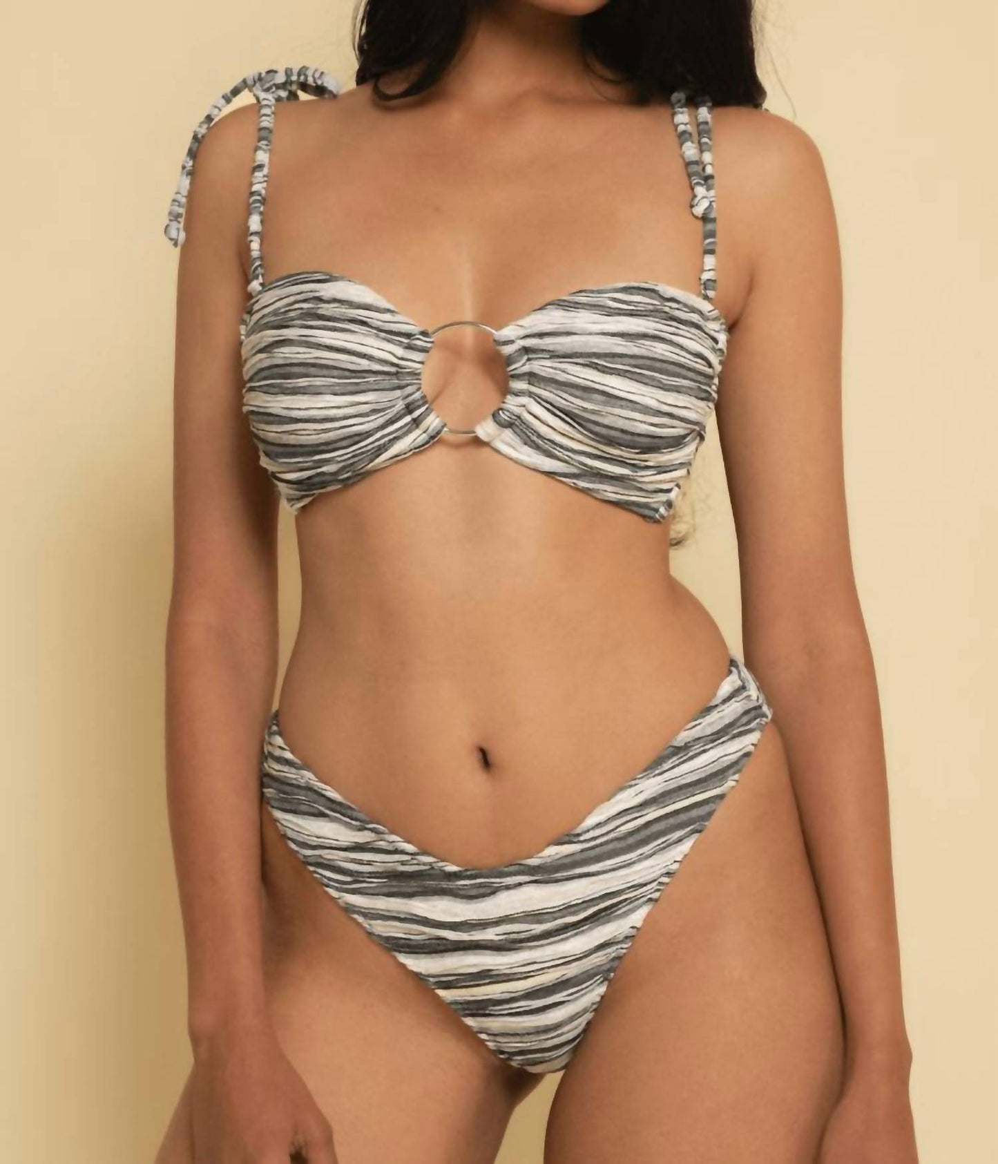 Montce - Lulu Zig-zag Stitch Bikini Bottom