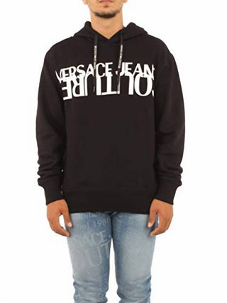 Versace - Men Logo Hooded Pullover Sweatshirt