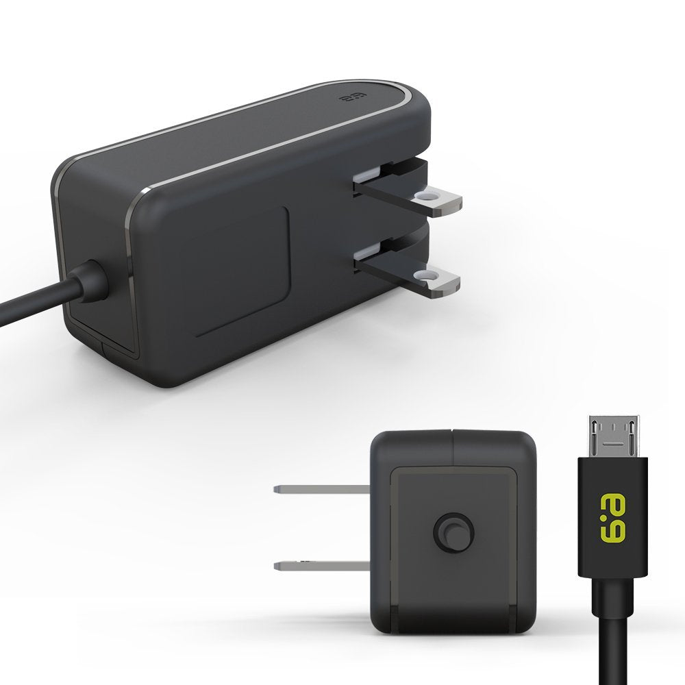 Carregador de parede PureGear 12 W com conector micro USB - Preto