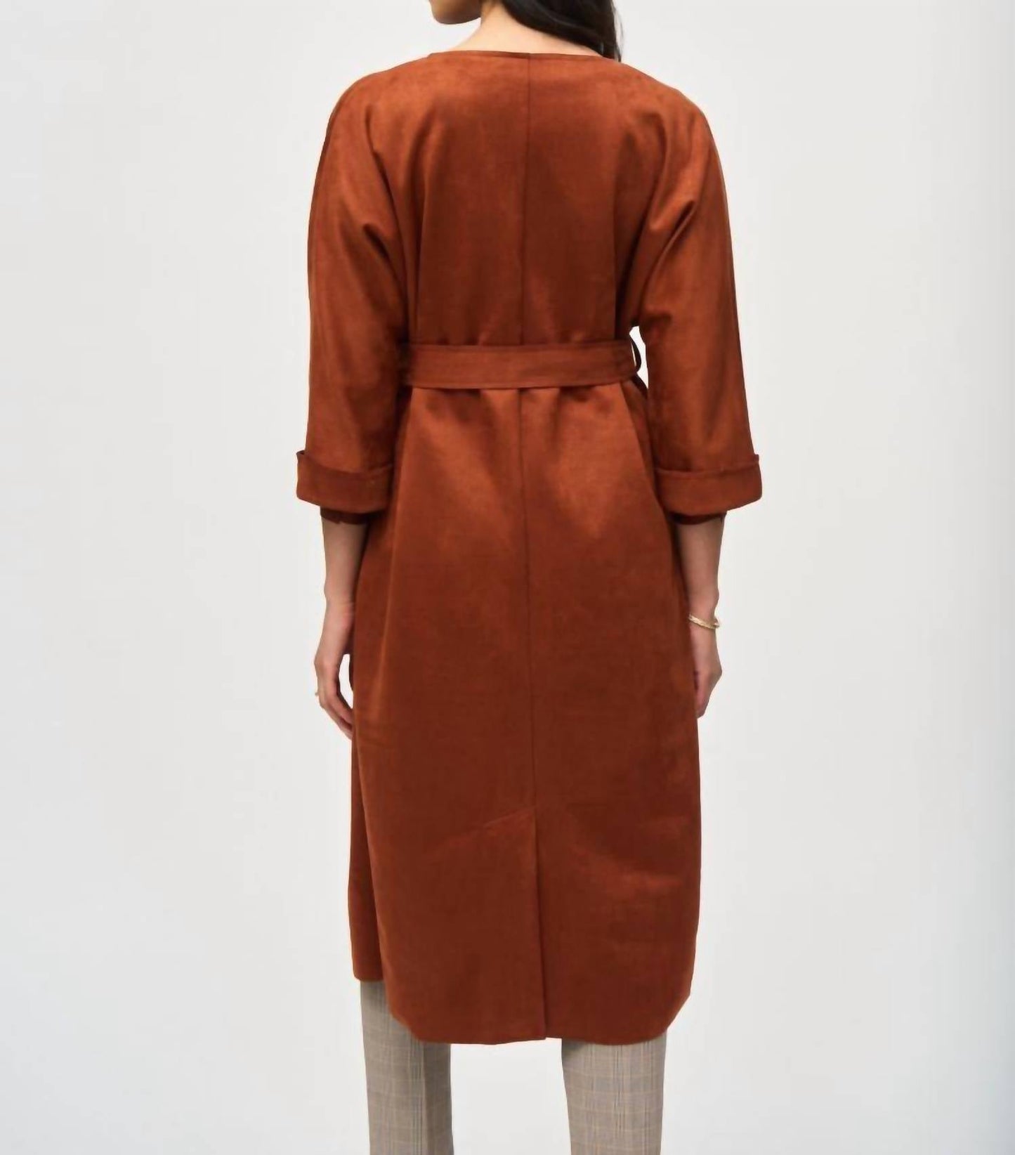 Joseph Ribkoff - Suede Straight Coat