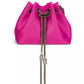 Bolsa feminina Sondra Roberts de cetim com cordão, rosa, tamanho regular