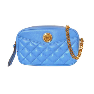 Versace - Women's La Medusa Quilted Small Camera Crossbody Bag