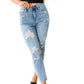 Judy Blue - High Waist Destroyed Boyfriend Jeans
