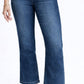 1822 Denim - Better Butter Mid Rise Wide Leg Cropped Jeans