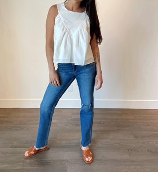 Miou Muse - Cleo Shirred Detail Blouse