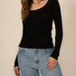 Project Social T - Charlotte Rib Long Sleeve Top