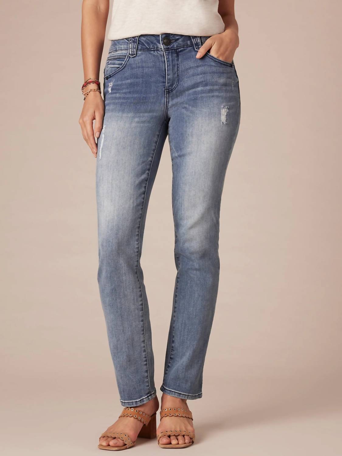 Democracy - Vintage Denim Straight Leg Jeans