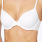 Sutiã Calvin Klein feminino Perfectly Fit com cobertura total, branco, tamanho 30D