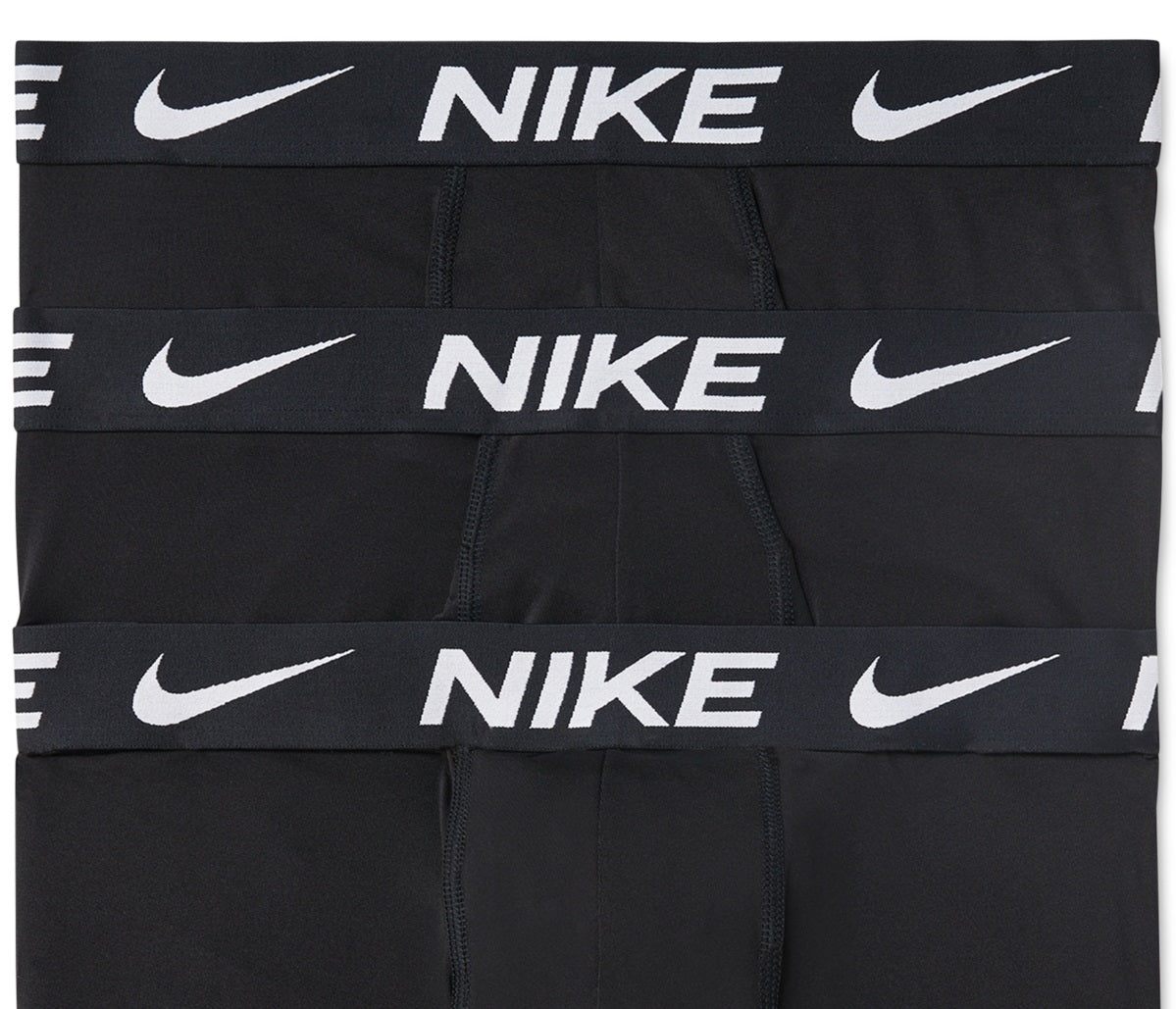 Shorts Nike Dri Fit Essential Micro Masculino, Pacote com 3, Preto, Tamanho Médio