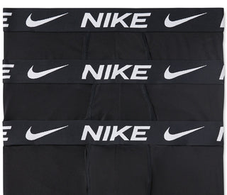 Shorts Nike Dri Fit Essential Micro Masculino, Pacote com 3, Preto, Tamanho Médio