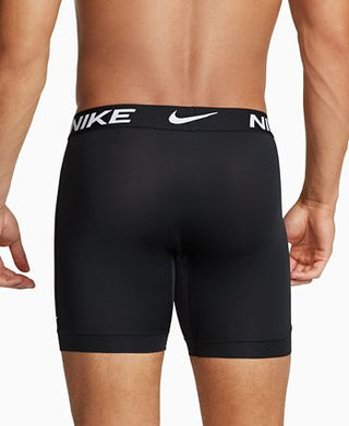 Cuecas Boxer Nike Dri Fit Essential Micro Masculinas, Pacote com 3, Pretas, Tamanho Médio