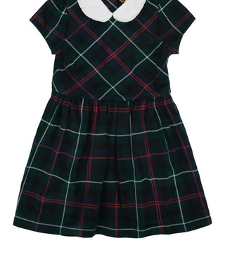 Polo Ralph Lauren - Vestido Ponte Xadrez para Meninas