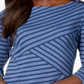 Camisa Karen Scott Moore Leopard Print Feminina Azul Tamanho X-G
