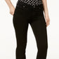Calça jeans feminina INC International Concepts Curvy Fit INCFinity Bootcut preta tamanho 8