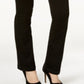 Calça jeans feminina INC International Concepts Curvy Fit INCFinity Bootcut preta tamanho 8