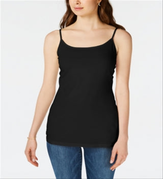 Camisola longa feminina Maison Jules, preta, tamanho grande