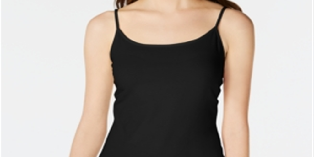 Camisola longa feminina Maison Jules, preta, tamanho grande