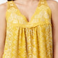 Blusa feminina sem mangas bordada Style &amp; Co, amarela, tamanho X-S