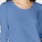 Blusa feminina Maison Jules com decote redondo, azul, tamanho extragrande