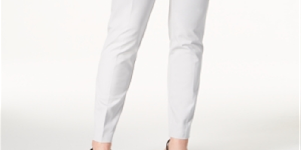 Calça skinny feminina Alfani cinza tamanho 4