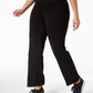 Calça de ioga ativa ID Ideology Flex Stretch feminina, preta, tamanho 2X
